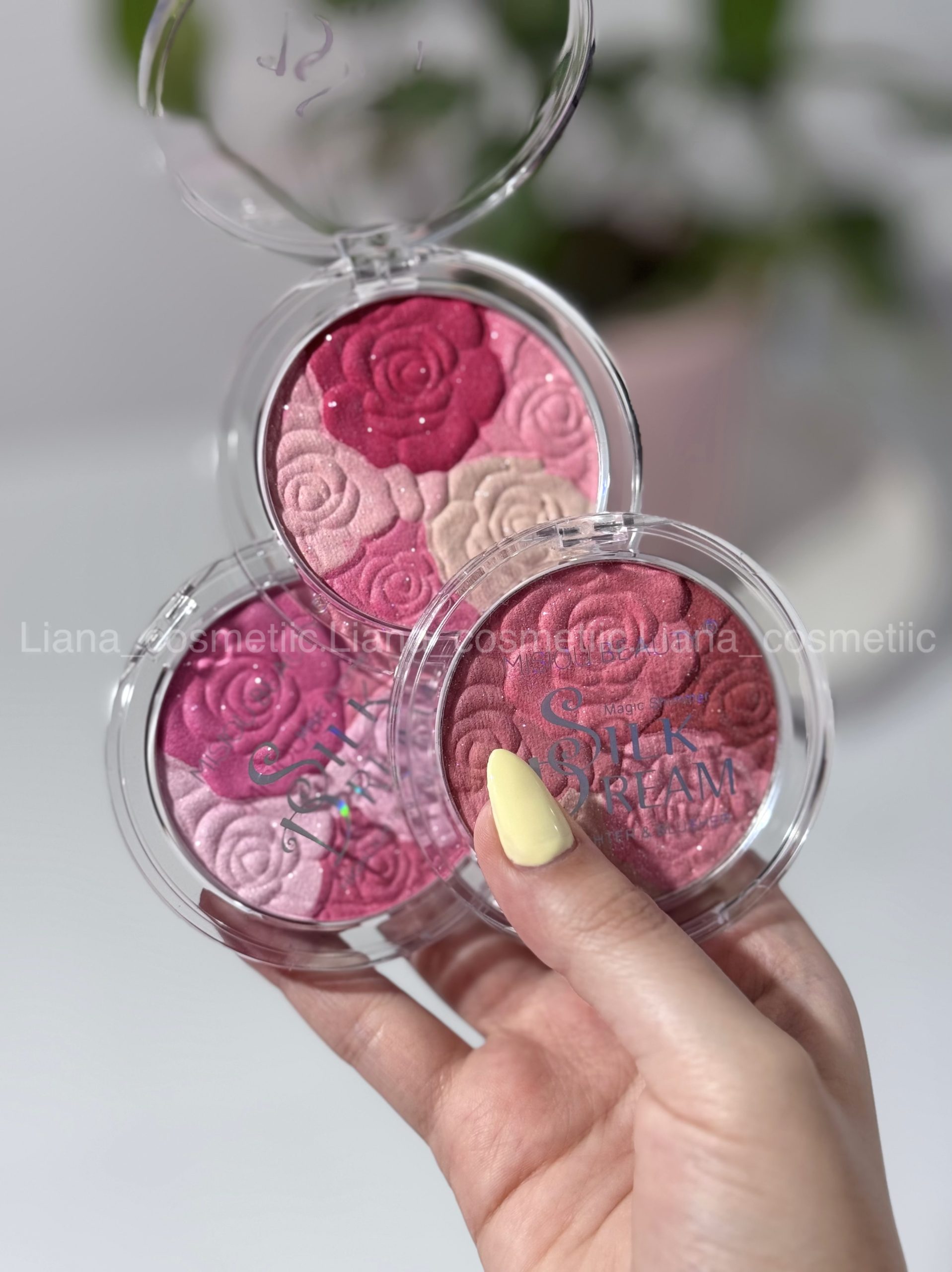 photo-output (40) رژ گونه هایلایتر گل رز - تصویر 1